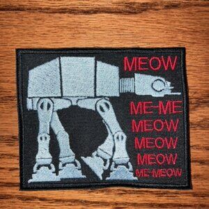 Meowing meow meowing Cat At-At patch